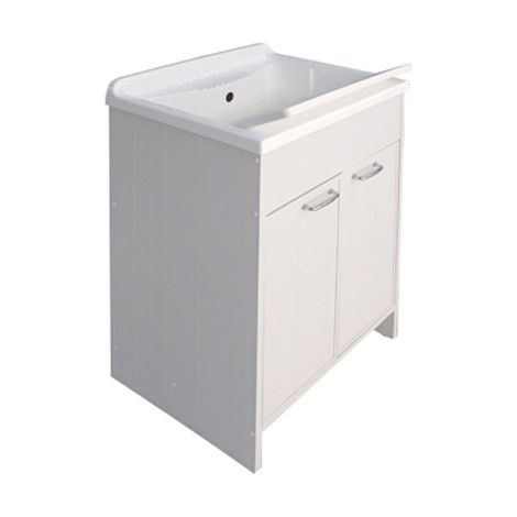 Lavatoio con mobile in PVC con tavola - 60x60