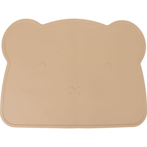 Nappe en Silicone Épaisse Anti-Dérapante pour Table - Isolation Thermique, Design Ours, pour Maison/Hôtel/Restaurant (Marron) (1/5)