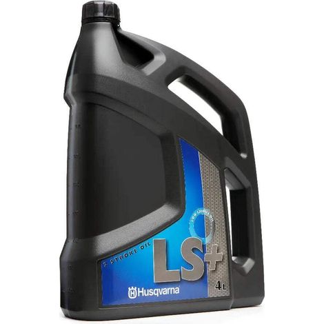 Husqvarna LS+ - Olio Miscela 2 Tempi 4 Litri Low Smoke+ per Motori 2T