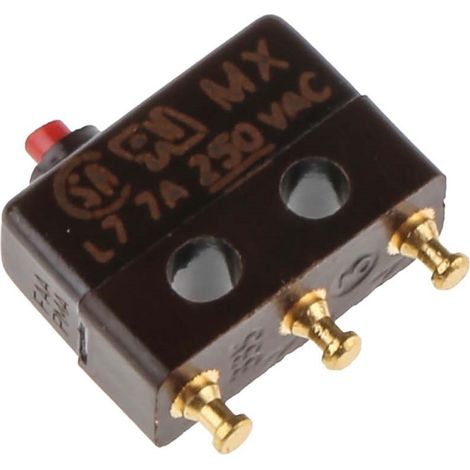 Microrupteur subminiature RS PRO Levier, 1 RT, 4 A @ 28 V c.c., A souder 28 V dc, 250 V ac ( Prix pour 1 )