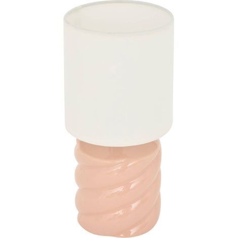 Lampada noly h27cm peche - Atmosphera créateur d'intérieur