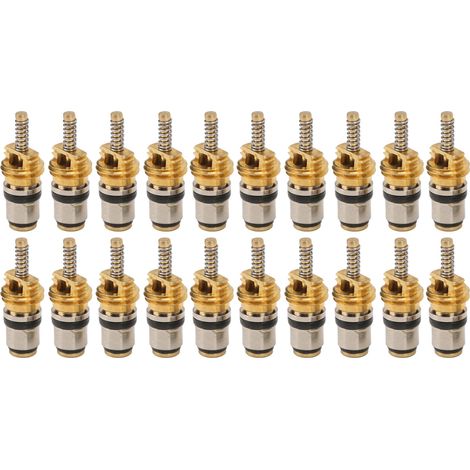 Tige de noyau de Valve haute pression, 20 pièces, pour la plupart des véhicules automobiles, remplacement de pneus de climatisation, Peugeot