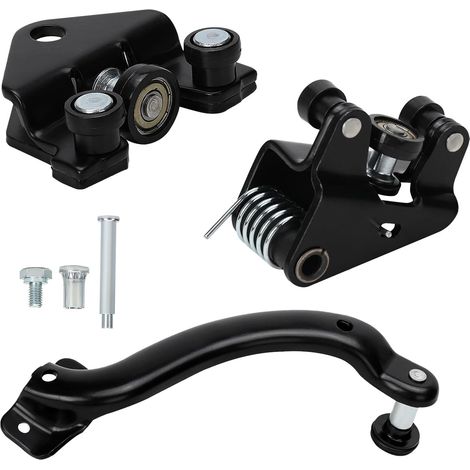 Guide de Rouleau de Porte Coulissante Remplacement pour 2001-2015 Renault Trafic Nissan Primastar Opel Vivaro, Rouleaux de Porte Coulissante en Bas Droite 7700312370 770312372 7700312012,- (1/5)