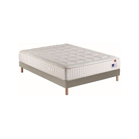 Ensemble matelas et sommier Epeda BEAU DORMIR NATUREL 160 2x80 cm