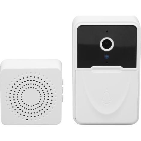 Sonnette vidéo intelligente X3 avec Wi-Fi, vision bidirectionnelle, audio visible et vision nocturne HD pour la maison (1/5)