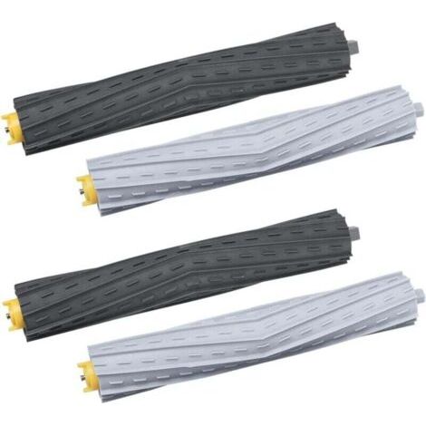 Lot de 2 brosses en caoutchouc pour aspirateur robot iRobot séries 800 et 900, brosse à rouleau de rechange pour Roomba 850 860 861 866 870 880 890 960 980