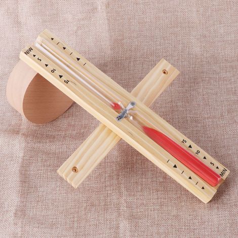Sauna-Sanduhr, 15 Minuten, Sauna-Sanduhr, Sanduhr, Holz-Sanduhr, Sauna-Countdown-Sanduhr, rote Sauna-Sanduhr