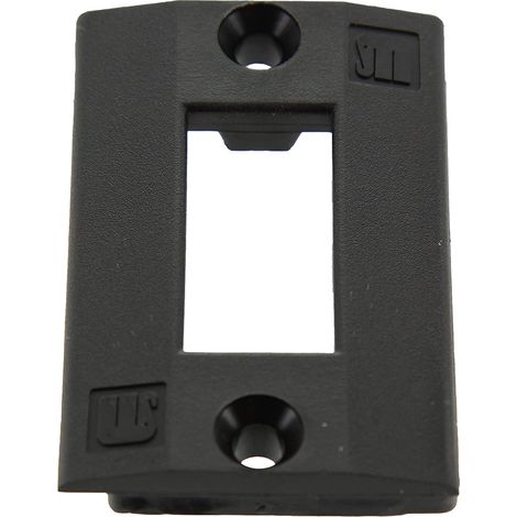 Controbordo per Serratura Premi Apri 'nova Meroni P1289 Nylon Nero in Alluminio