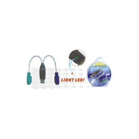 MicroConnect USB A - Convertisseur 2x PS/2 0,3 m, USBA2PS2
