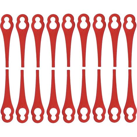 Packung mit 100 Klingen, kompatibel mit MASKO Rasentrimmern, Ersatzklingen für MASKO Akku-Rasentrimmer (1/5)