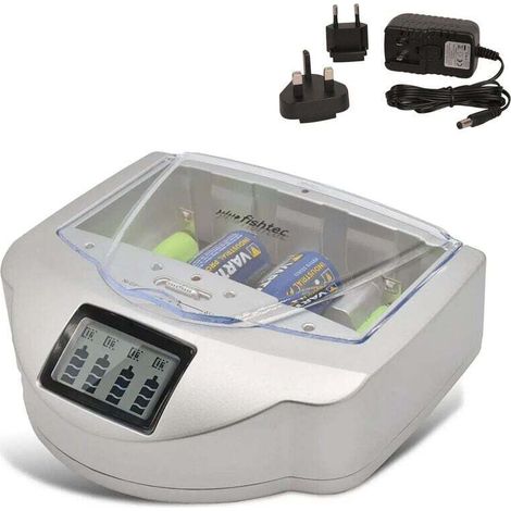 Chargeur Universel de Piles Alcalines et C/D/AA/AAA/6LR61 Ni-Cd Ni-Mh (1/4)