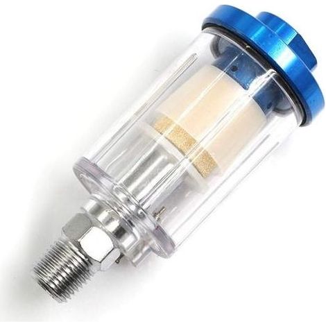 Filtre à air comprimé Mini, filtre à poussière séparateur d'huile à eau pour particules Mini pour pistolets et autres outils pneumatiques (1/4)
