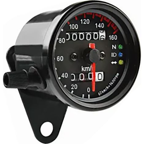 Compteur de vitesse pour moto avec connexion 12 V pour moto sans batterie (pas d'échantillon disponible, en cours de développement) (Exclusivité Mexique) (1/5)
