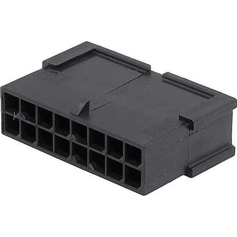 Connecteur Micro Fit femelle 8X2 Voies sans nageoires molex