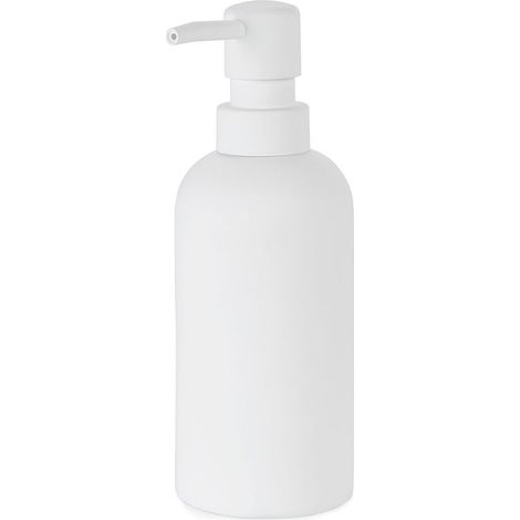 Dispenser sapone bagno in poliresina (330ml) ANDREA HOUSE – Bianco opaco