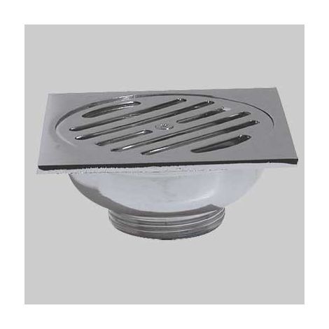 "POZZETTO SIFOIDE SCARICO CENTRALE - 1""1/4 100x100 per pavimento"
