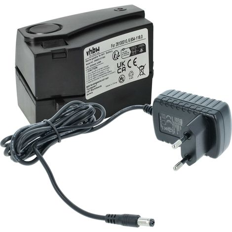 vhbw Kit chargeur 2 pcs. compatible avec Kärcher KC55, KC55 Plus aspirateur - chargeur, batterie