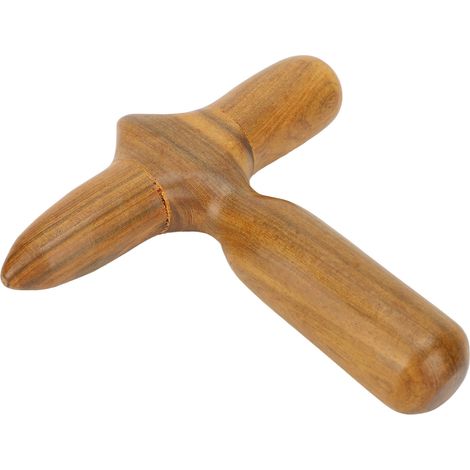 Bâton de massage des pieds portable en bois, ergonomique, outil de massage pour l'acupuncture et la réflexologie, pour hommes et femmes. (1/5)