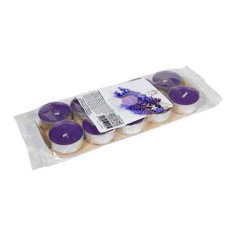 KIT CANDELE PROFUMATE 'TEALIGHT' Conf. 10 pezzi - Muschio bianco