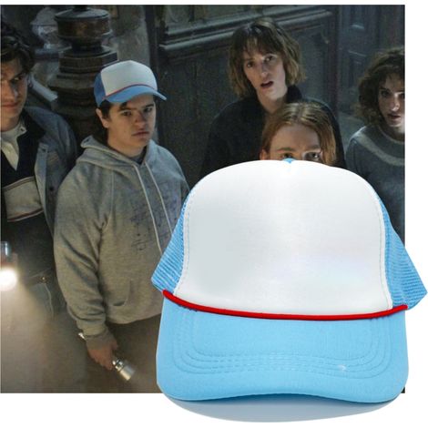 Chapeau de costume de cosplay dramatique, casquette de baseball en maille respirante, style camionneur, chapeau de papa (1/5)