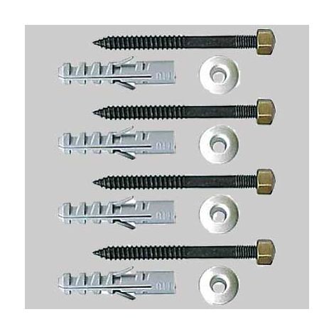 KIT FISSAGGI VASO/BIDET BRONZATI  6 x 80     MADE IN ITALY