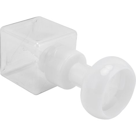 250 ml wiederbefüllbare, wiederverwendbare Schaumseifenpumpe in Blumenform, transparent und tragbar (1/5)