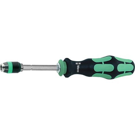 Porte-embouts Wera 817 R avec mandrin à changement rapide Rapidaptor pour tête hexagonale 1/4"