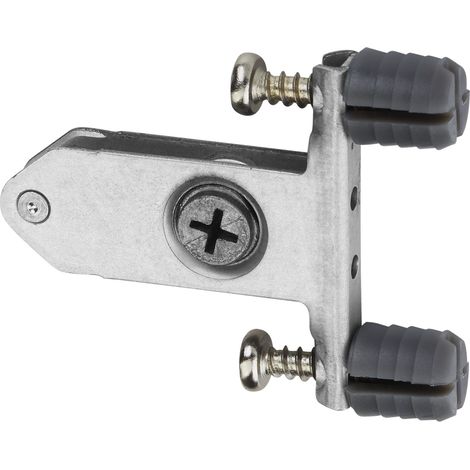 1 Paar Fronthalter mit Dübel für Schubkastensystem JUNKER SLIM für Höhe 84 mm (1/2)