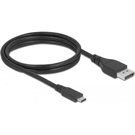 Cable USB Tipo-Cª bidireccional a DisplayPort (Modo DP Alt) 8K 60 Hz 1,5 m Certificado DP 8K (1/2)