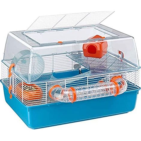 Ferplast DUNA FUN Gabbia per roditori FERPLAST DUNA FUN: adatta a Criceti, Topolini, design italiano, accessori inclusi. . Variante DUNA FUN - Misure: 55 x 47 x h 37.5 cm - (1/3)