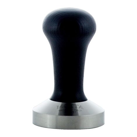 MOTTA 8100/B SMERIGLIATRICE PIANA IN ACCIAIO INOX - CON MANICO IN LEGNO A V NERA RITABLE - 58 MM