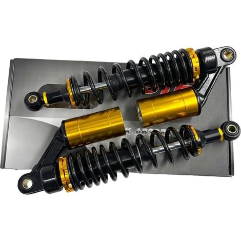 330mm Rear Suspension Shock Absorbers for Mini Bike Small Cub DAX ATV Quad Dirt Bike ATV Gold Color (1/5)