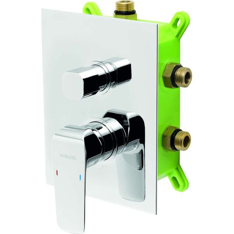 Novaservis Nobless Tina - Armatur-Unterputz, für 3 Verbraucher, mit Einbaukörper, chrom BOX38051RX,0
