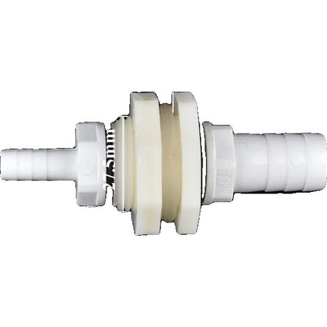 Connettore per serbatoio dell'acqua, materiale ABS/PVC, adatto per irrigazione da giardino, 1 pezzo, 8mm-16mm (1/2)