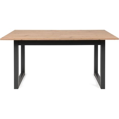 Moderner ausziehbarer Eichen-Wohnküchentisch 160-200 x 90 cm (1/4)