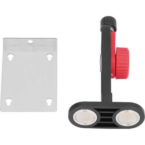 Support magnétique mural robuste pour niveau laser, support de fixation avec filetage 1/4 pouce, étau de maintien (1/5)