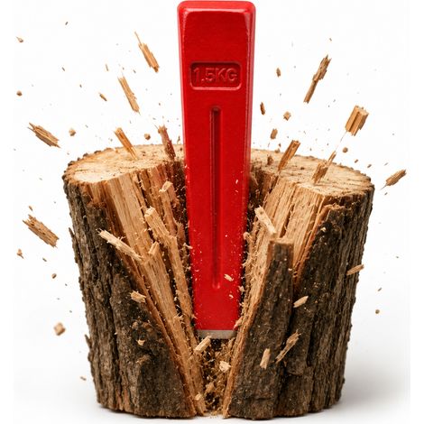 Bituxx Spaltkeil Keil Holzspalter Kindling Splitter Spalter (1,5Kg) (1/5)