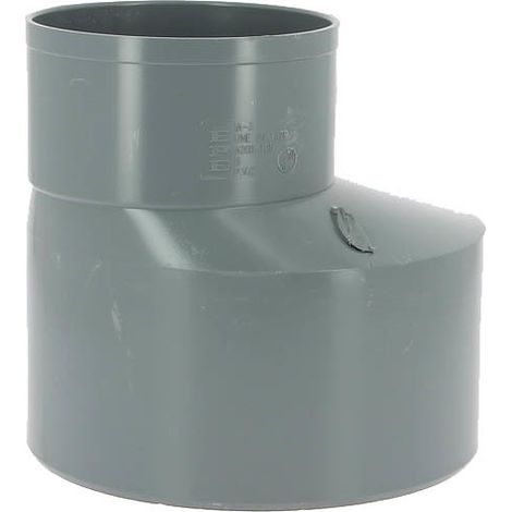 Réduction excentrée PVC male-femelle 200-125 (1/2)
