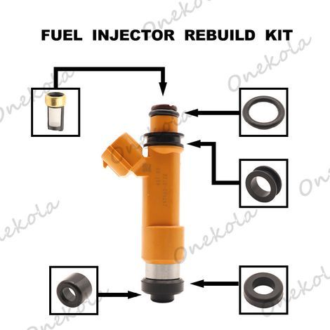 Kit de réparation d'injecteur de carburant, joint d'étanchéité et filtre compatibles avec Suzuki Swift 1.3 1.5L 297500-0120 (1/2)