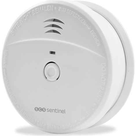 Détecteur Avertisseur Autonome De Fumée - 1 Unité - Alarme 85 Db - Bouton Auto-Test - Indicateur Lumineux - Pile 9 V Incluse (1/3)