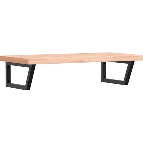 Maison Exclusive - Waschbeckenregal Wandmontage Stahl und Massivh