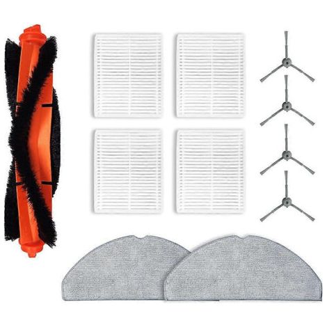 BARKBUSTERS Pièces de rechange pour aspirateur robot Lubluelu L20 (combinaison aspirateur et laveur de sols) : brosse rotative, lingette de lavage et kit de filtres. (1/5)