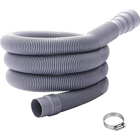 Tuyau d'évacuation pour lave-linge, tuyau d'évacuation universel pour lave-linge, 2 m (1/5)