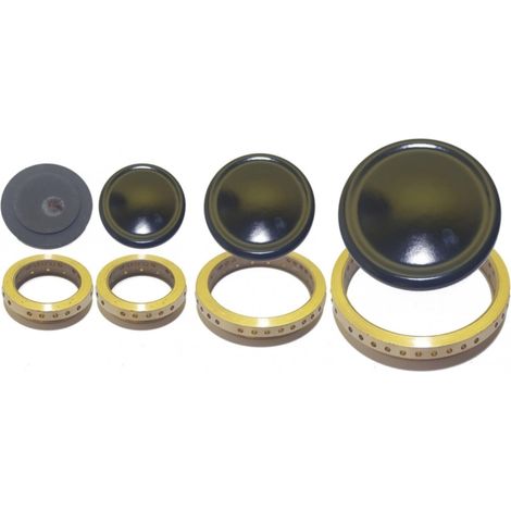 SPARTIFIAMMA PER CUCINA A GAS ANELLI + PIATTELLI TECNOGAS 2 PICCOLI S 5909 5912