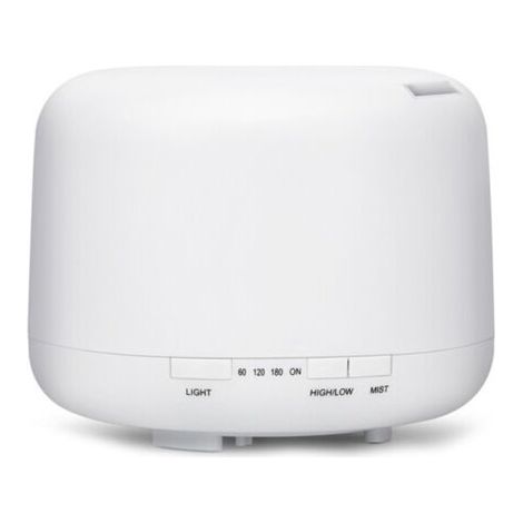 Humidificateur de brume avec veilleuse à 7 couleurs, avec télécommande, diffuseur d'aromathérapie, minuterie 500ml (1/5)