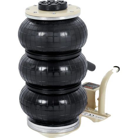 Crick pneumatique, capacité de 3 tonnes, levage rapide (1/2)