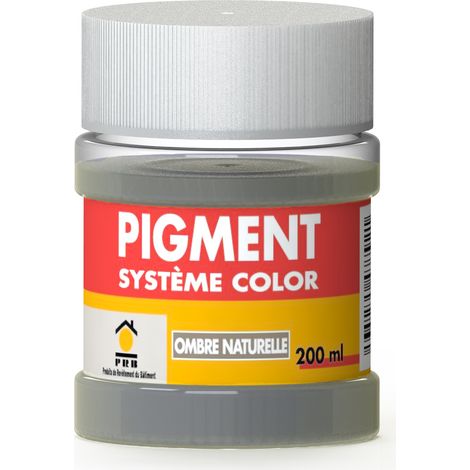 Pigment Concentré 200ml Ombre Naturelle - Coloration Intense et Durable pour Mortier, Enduits, Plâtre, Joints - Usage Intérieur/Extérieur