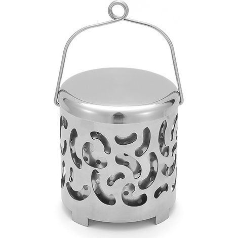 Mini calefactor de exterior con quemador de acero inoxidable para camping. (1/5)