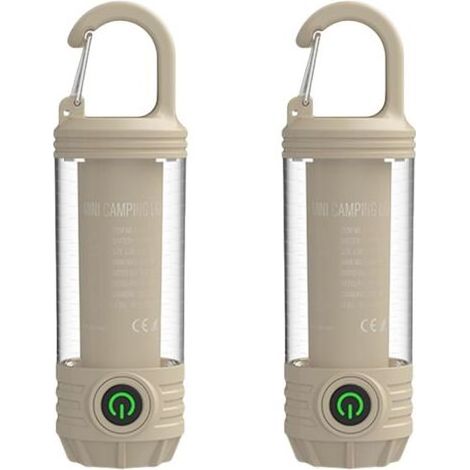 Petites lampes de poche LED étanches avec crochet porte-clés pour camping et utilisation en extérieur (1/5)