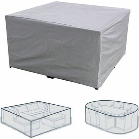 Housse De Protection Rectangulaire Pour Meubles De Jardin, En Polyester, Imperméable, Anti-Poussière, Anti-Uv, Pour Chaise Ou Table De Jardin (Dimensions : 123x61x72cm) (1/5)